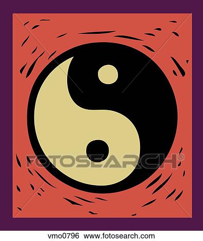 Illustration of the yin yang symbol View Large Illustration Stock Illustration - Illustration of the yin yang symbol. Fotosearch