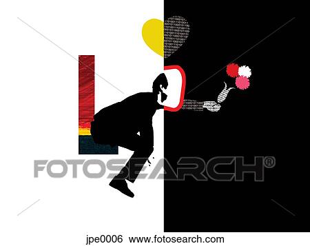Man finding love through the internet View Large Illustration Stock Illustration - Man finding love through the internet. Fotosearch