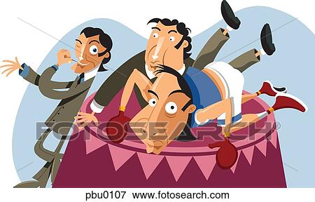 Two men engaging in a boxing match View Large Illustration Stock Illustration - Two men engaging in a boxing match. Fotosearch
