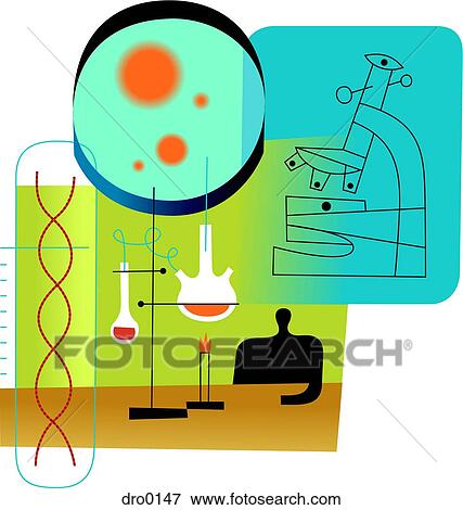 Stock Illustration - A collage about the Biotech Industry. Fotosearch