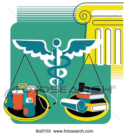 Collage depicting medical law and the scales of justice View Large Illustration Stock Illustration - Collage depicting medical law and the scales of justice. Fotosearch