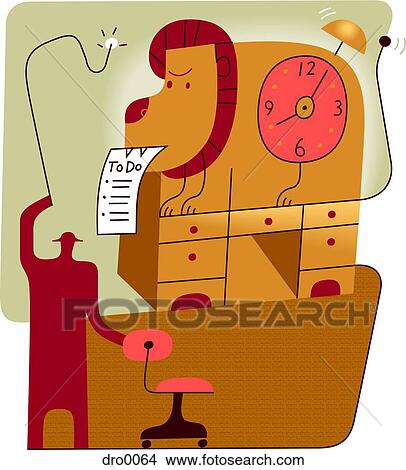 Illustration of the Tyranny of Time View Large Illustration Stock Illustration - Illustration of the Tyranny of Time. Fotosearch