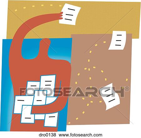 Silhouette of a man trying to hold on to papers that are flying away View Large Illustration Stock Illustration - Silhouette of a man trying to hold on to papers that are flying away. Fotosearch