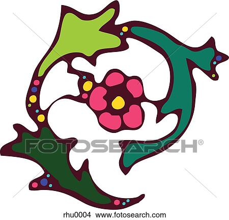 A floral design with flowers and leaves View Large Illustration Stock Illustration - A floral design with flowers and leaves. Fotosearch