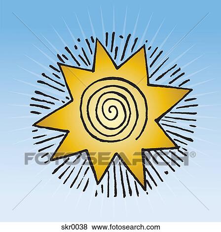 A glowing star View Large Illustration Stock Illustration - A glowing star. Fotosearch