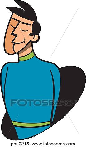 A man in uniform, emerging from a black hole View Large Illustration Stock Illustration - A man in uniform, emerging from a black hole. Fotosearch