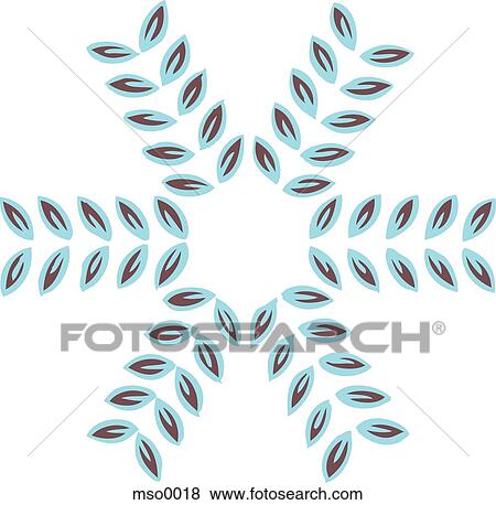 A snowflake on white background View Large Illustration Stock Illustration - A snowflake on white background. Fotosearch