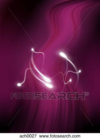 Stock Illustration - Illustration of light moving in purple space. Fotosearch