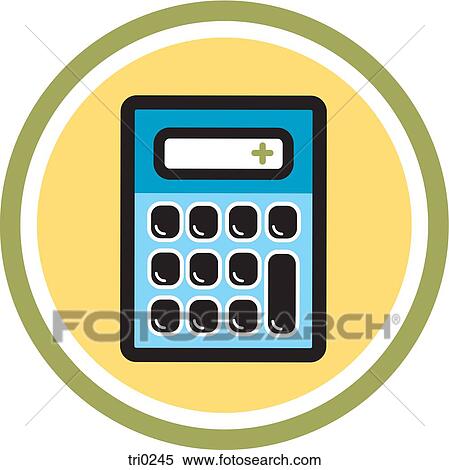 Stock Illustration - A calculator. Fotosearch