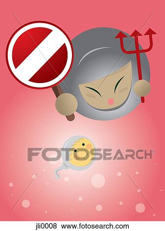 A comical illustration of birth control View Large Illustration Stock Illustration - A comical illustration of birth control. Fotosearch