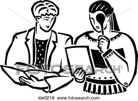 A doctor giving a patient an eye exam View Large Illustration Stock Illustration - A doctor giving a patient an eye exam. Fotosearch