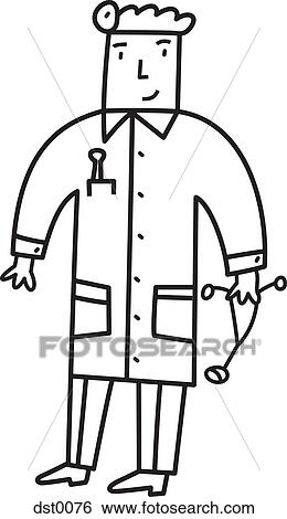 A doctor View Large Illustration Stock Illustration - A doctor. Fotosearch