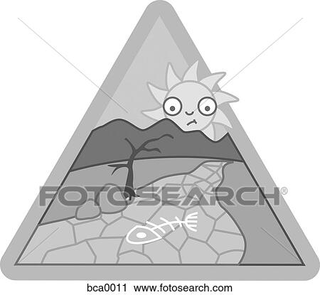 A drought View Large Illustration Clip Art - A drought. Fotosearch