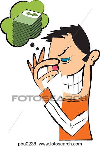 A drug dealer holding a pill and thinking about money View Large Illustration Stock Illustration - A drug dealer holding a pill and thinking about money. Fotosearch