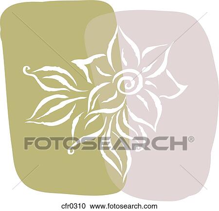 A flower View Large Illustration Clipart - A flower. Fotosearch