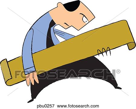 A man looking at a long list View Large Illustration Stock Illustration - A man looking at a long list. Fotosearch
