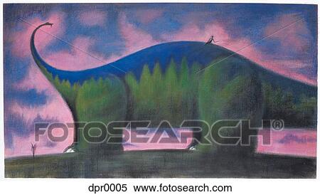 A man sitting on a large dinosaur View Large Illustration Stock Illustration - A man sitting on a large dinosaur. Fotosearch