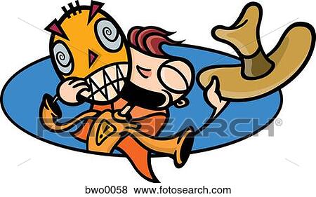 A man taking off a costume View Large Illustration Stock Illustration - A man taking off a costume. Fotosearch