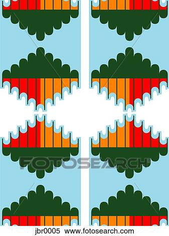Stock Illustration - A retro rainbow diamonds pattern. Fotosearch