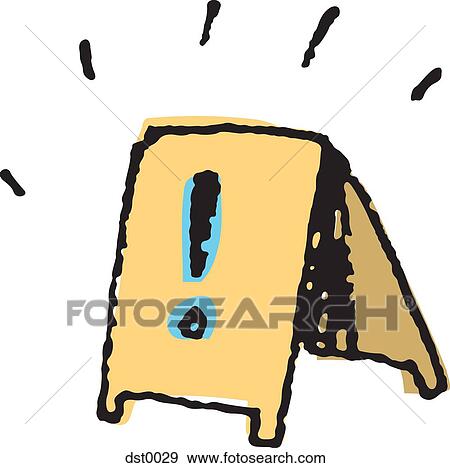 A sandwich board with an exclamation mark View Large Illustration Stock Illustration - A sandwich board with an exclamation mark. Fotosearch