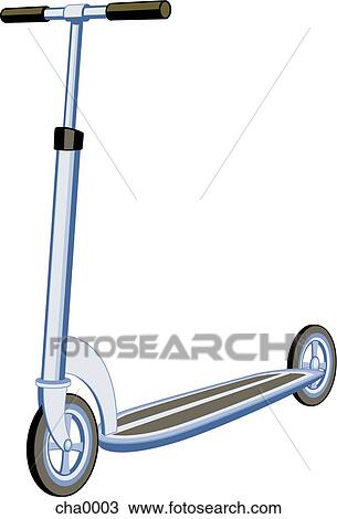 A scooter Drawing | cha0003 | Fotosearch