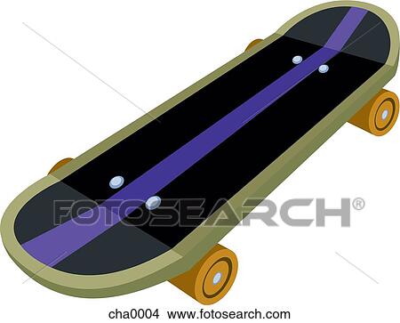 Stock Illustration - A skateboard. Fotosearch