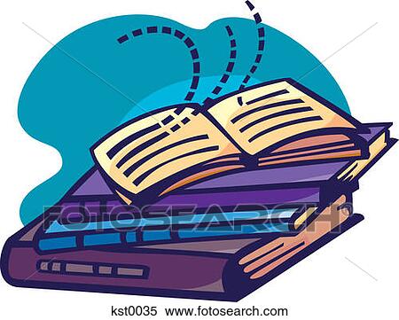 A stack of books View Large Illustration Stock Illustration - A stack of books. Fotosearch