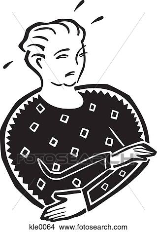 A stressed woman View Large Illustration Stock Illustration - A stressed woman. Fotosearch
