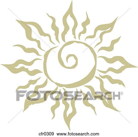 A sun View Large Illustration Stock Illustration - A sun. Fotosearch