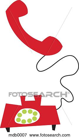 A telephone View Large Illustration Stock Illustration - A telephone. Fotosearch