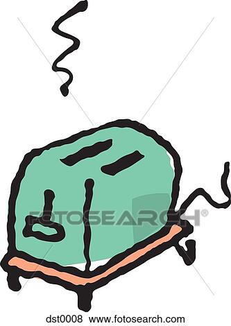 Stock Illustration - A toaster. Fotosearch