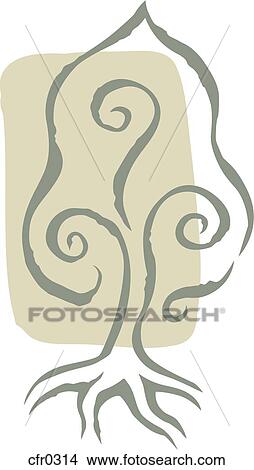Stock Illustration - A tree. Fotosearch