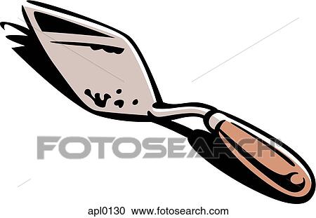 A trowel View Large Illustration Clipart - A trowel. Fotosearch
