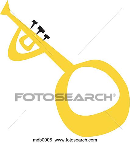 A trumpet View Large Illustration Stock Illustration - A trumpet. Fotosearch