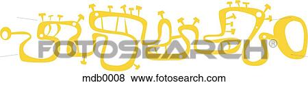 A wacky long brass instrument View Large Illustration Stock Illustration - A wacky long brass instrument. Fotosearch