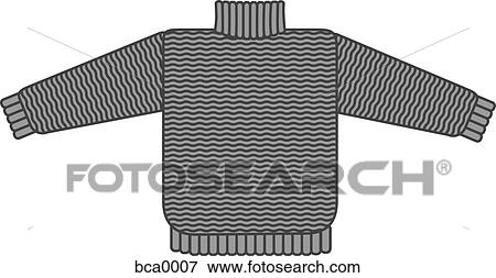Stock Illustration - A wool sweater. Fotosearch