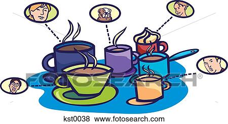 Stock Illustration - An illustration about caffeine culture. Fotosearch
