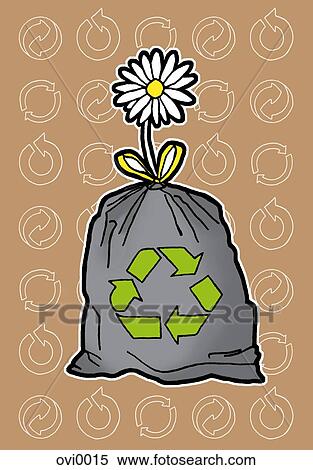 Stock Illustration - An illustration about recycling. Fotosearch