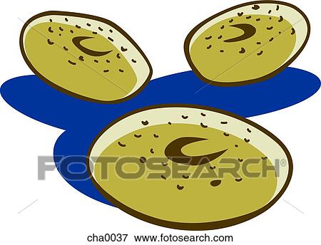 Bagels View Large Illustration Stock Illustration - Bagels. Fotosearch