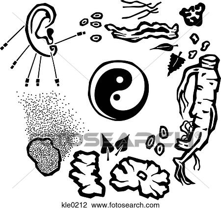 Eastern medicine View Large Illustration Drawing - Eastern medicine. Fotosearch