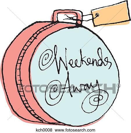Stock Illustration - Holiday luggage. Fotosearch