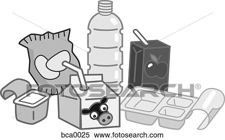 Lunch food litter View Large Illustration Stock Illustration - Lunch food litter. Fotosearch