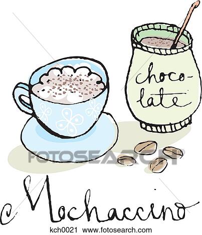 Clip Art - Mochaccino. Fotosearch