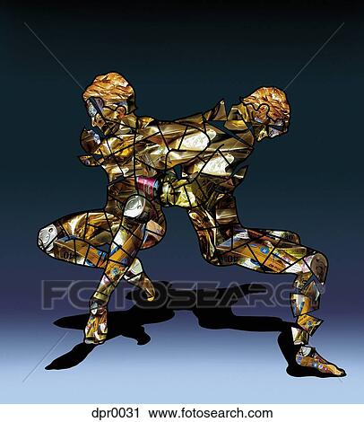 Two men joined by the arms View Large Illustration Clip Art - Two men joined by the arms. Fotosearch