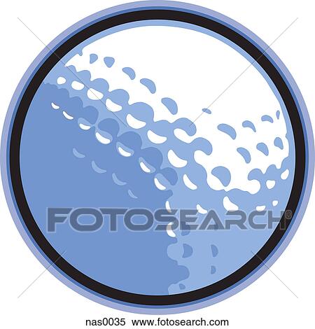 Stock Illustration - A golf ball. Fotosearch