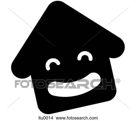 Stock Illustration - A happy arrow character drawn in Japanese cartoon style. Fotosearch