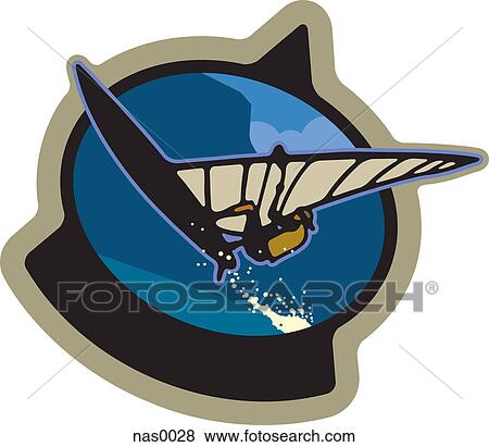 A person windsurfing View Large Illustration Stock Illustration - A person windsurfing. Fotosearch