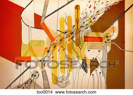 Stock Illustration - A whimsical abstract fantasy illustration. Fotosearch