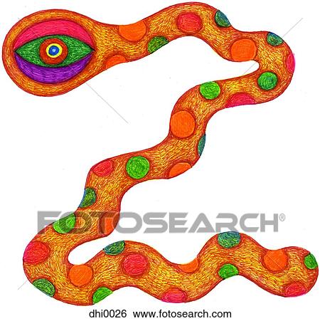 The letter Z resembling a monster View Large Illustration Stock Illustration - The letter Z resembling a monster. Fotosearch