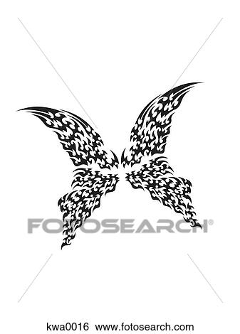 Stock Illustration - A butterfly. Fotosearch